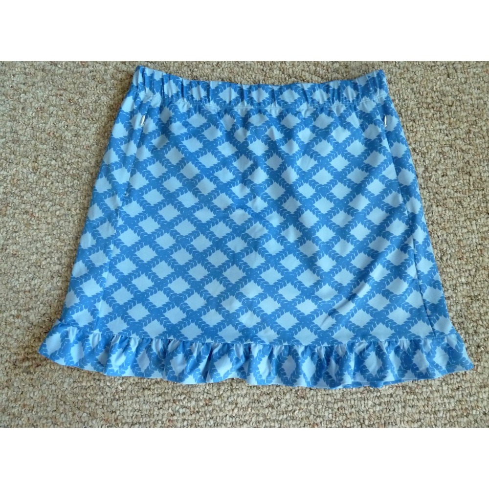Sailor-Sailor Sport Blue Ruffled Country Club Golf Skort Size L